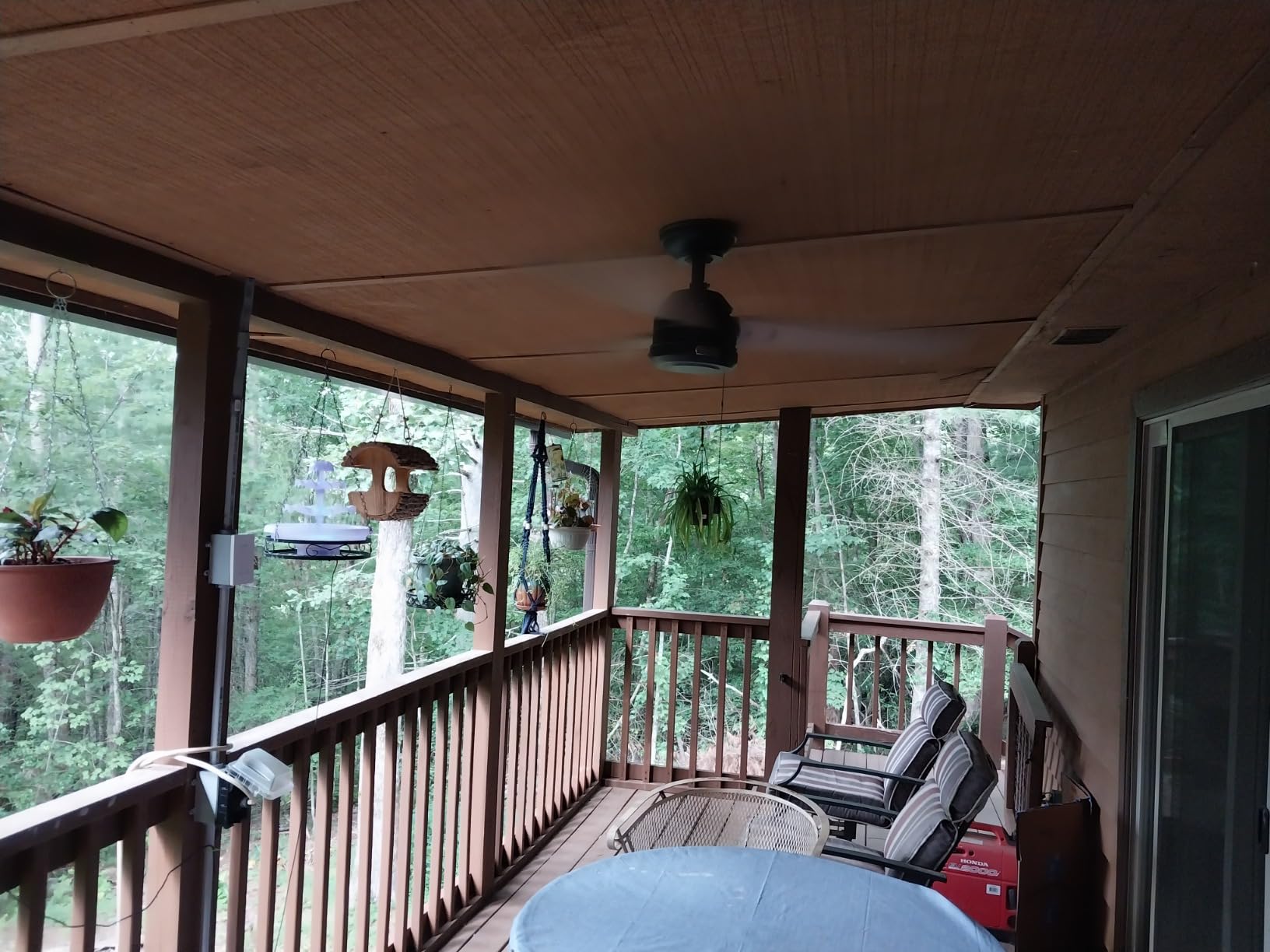 Hunter Cassius, Outdoor or Indoor, Ceiling Fan, 44 inch, Matte Black customer photo 1