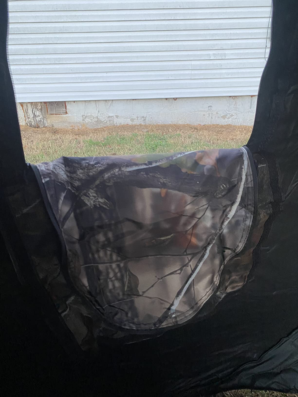 Guide Gear HuntRite Deluxe 4-Panel Spring Steel Hunting Blind; 2 Person Ground Tent for Deer and Turkey Season customer photo 2