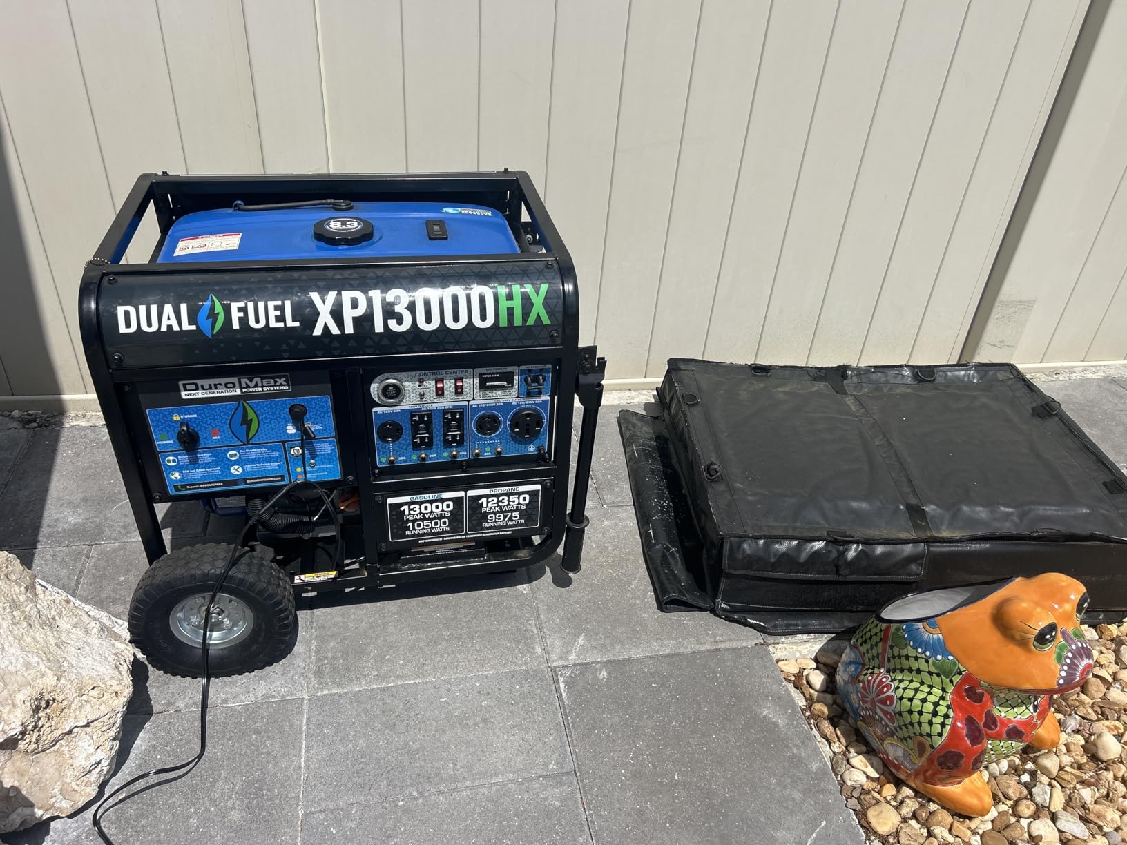 DuroMax XP13000HX 13,000-Watt Dual Fuel Portable Generator - Gas & Propane, Electric Start, Whole Home Power Backup, Transfer Switch Ready, RV & Emergency Ready customer photo 1
