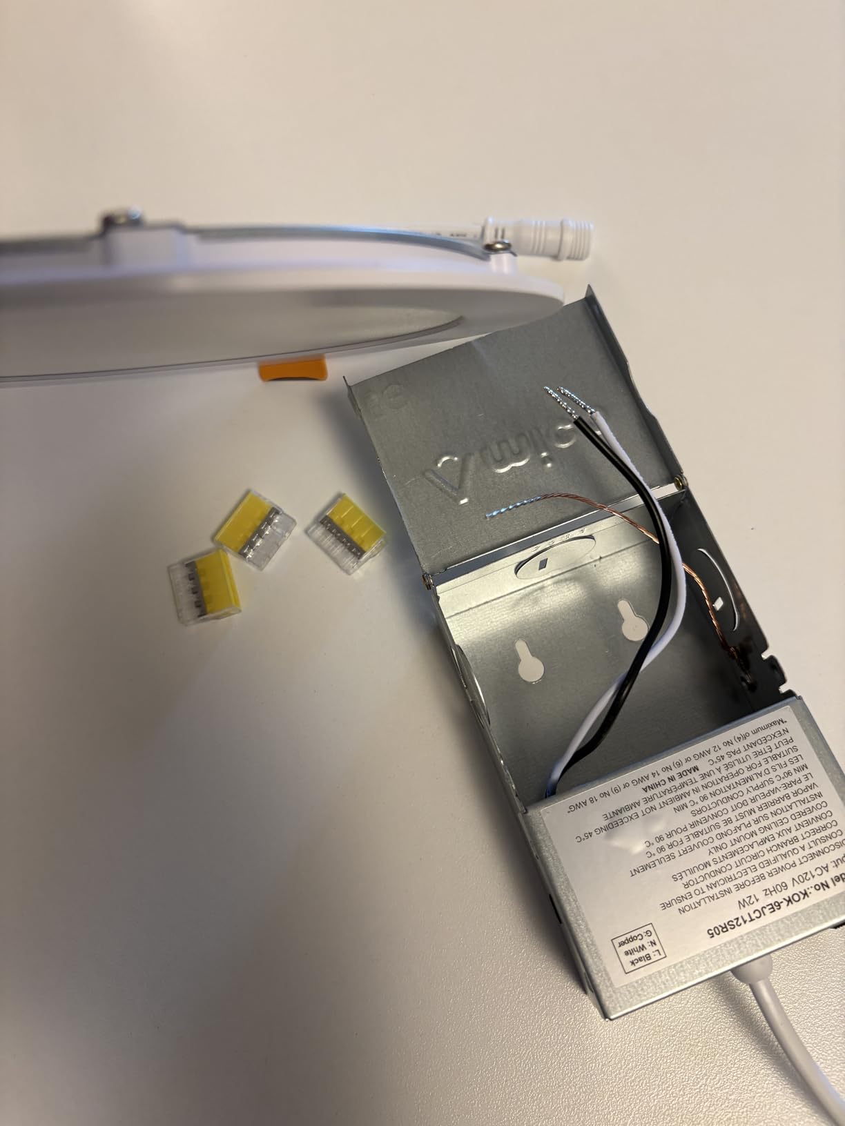 Amico 6 Pack 6 Inch LED Recessed Light with Junction Box, 5CCT, 1050LM, 12W customer photo 2