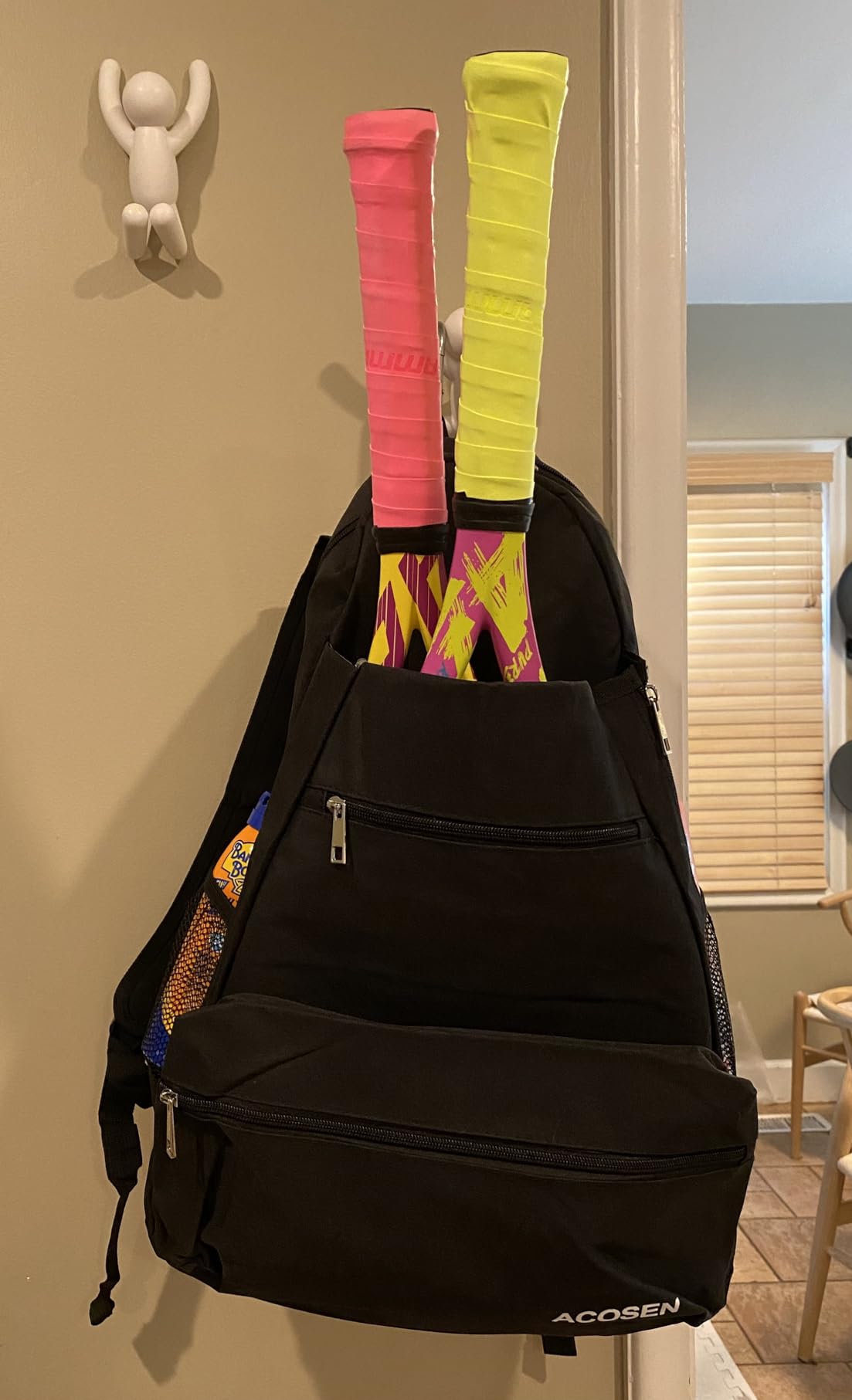 ACOSEN Tennis Bag Tennis Backpack - Large Tennis Bags for Women and Men to Hold Tennis Racket,Pickleball Paddles, Badminton Racquet, Squash Racquet,Balls and Other Accessories customer photo 1