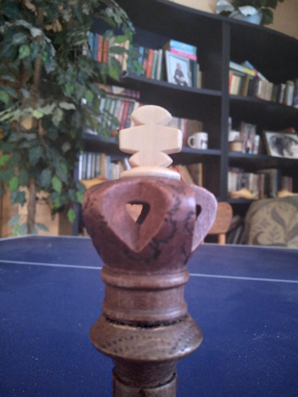 Handmade European Wooden Chess Set with 21 Inch Board and Hand Carved Chess Pieces customer photo 2