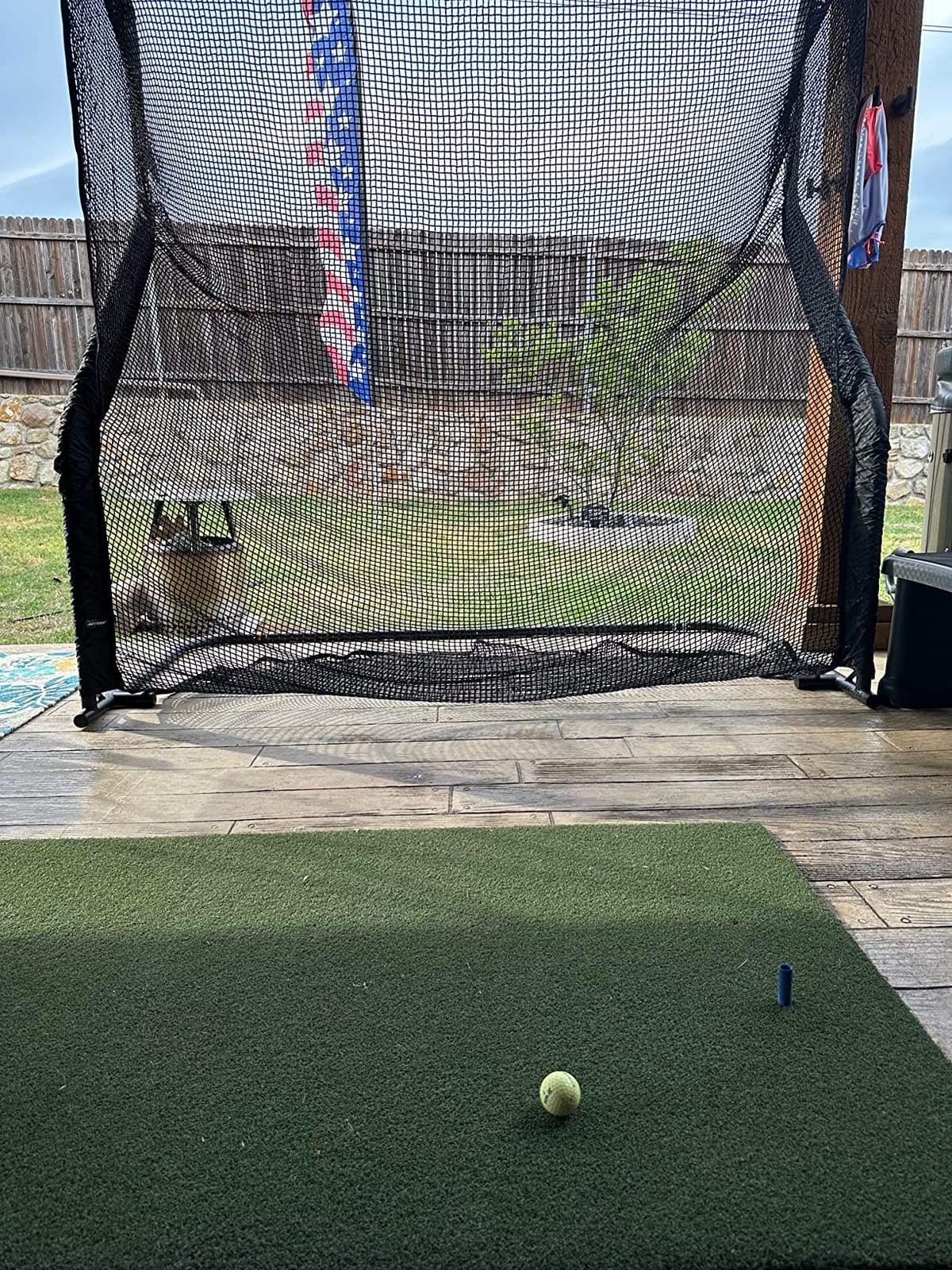 The Net Return Home/Pro Series Golf Net, Multi-Sport, 7x7 ft – 8x7.5 ft, Auto Ball Return, Portable for Indoor/Outdoor customer photo 2