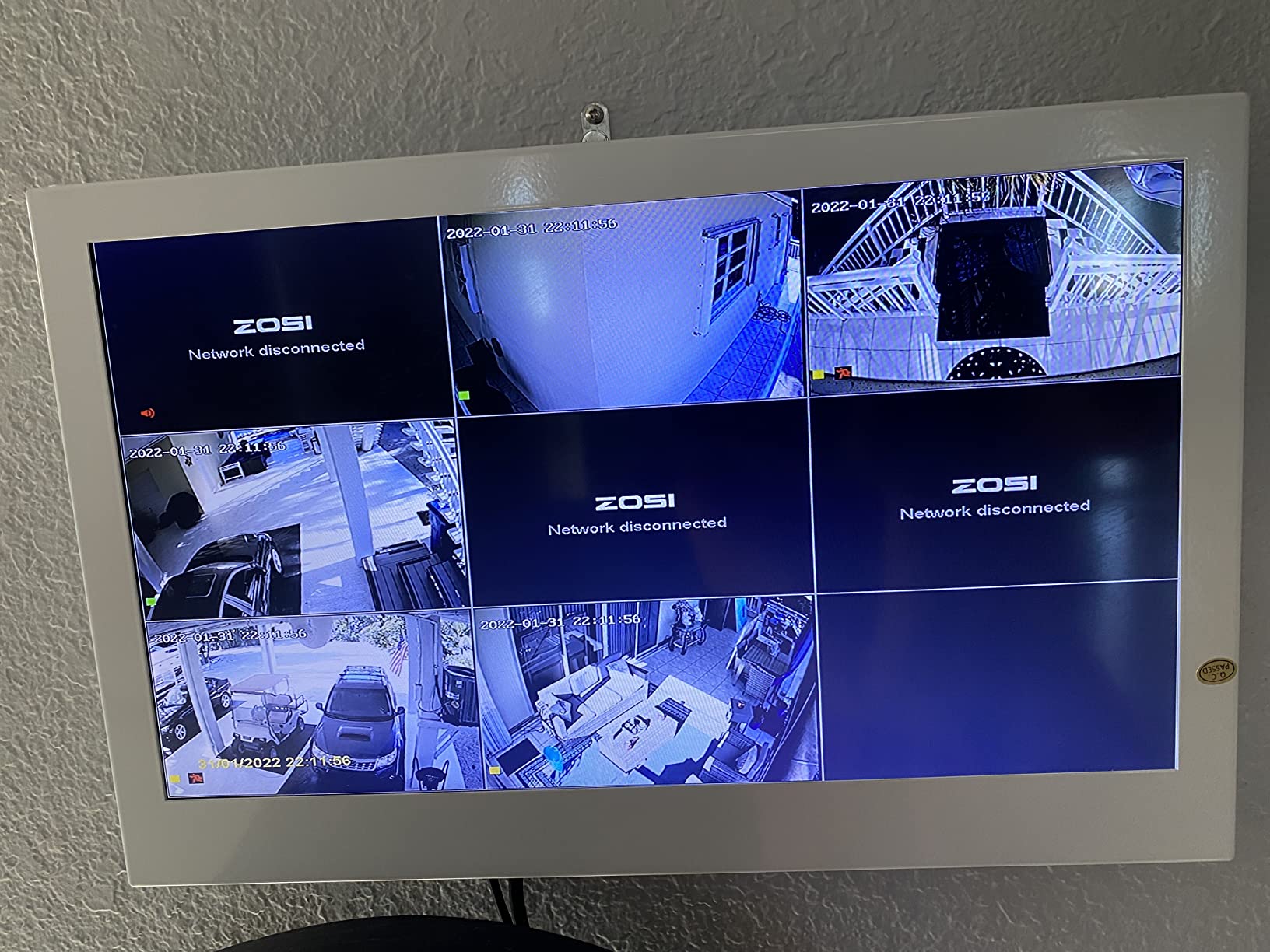 ZOSI 8CH 4K PoE Security Camera System with 2TB HDD, 4X 5MP Dome Cameras customer photo 1