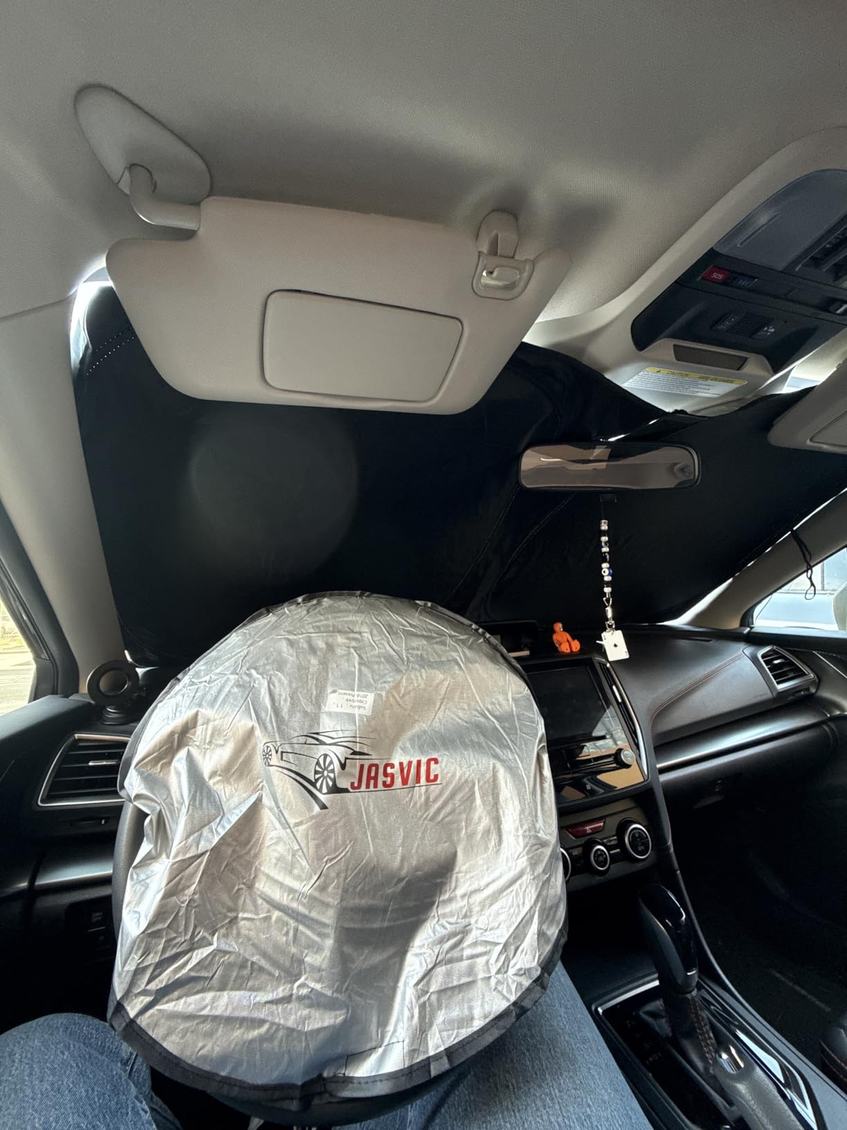 2026 Windshield Sun Shade Umbrella, Foldable Car Sunshade, 99% UV Block customer photo 1