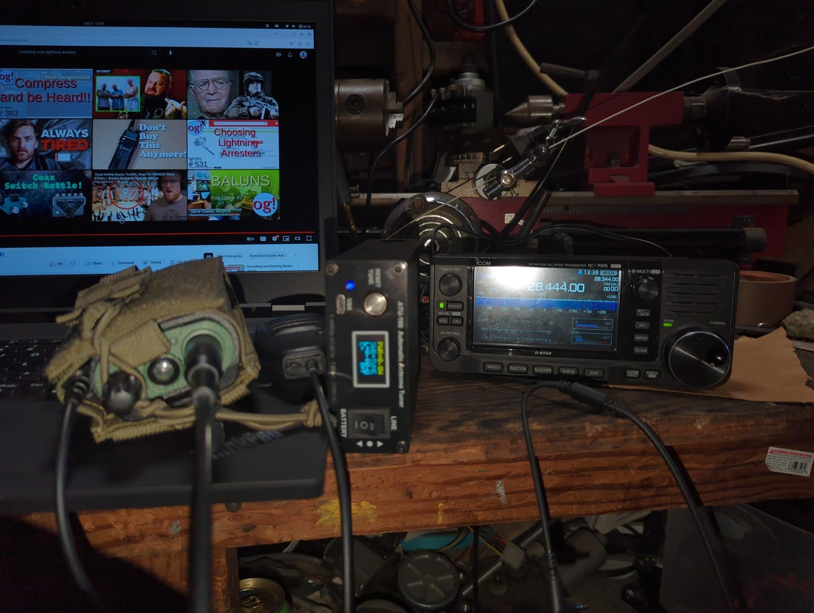Icom IC-705 HF/VHF/UHF All Mode Portable QRP 5W/10W Transceiver customer photo 1