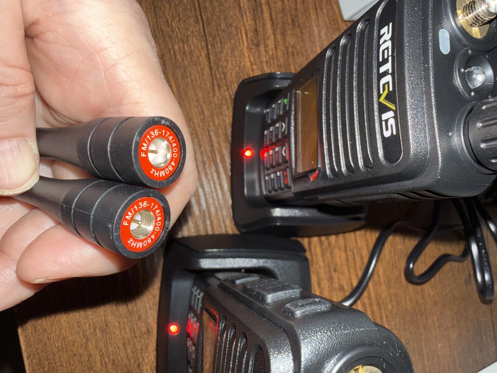 Retevis RT85 Handheld Ham Radios, Portable Dual Band Walkie Talkies, 2 Pack customer photo 1