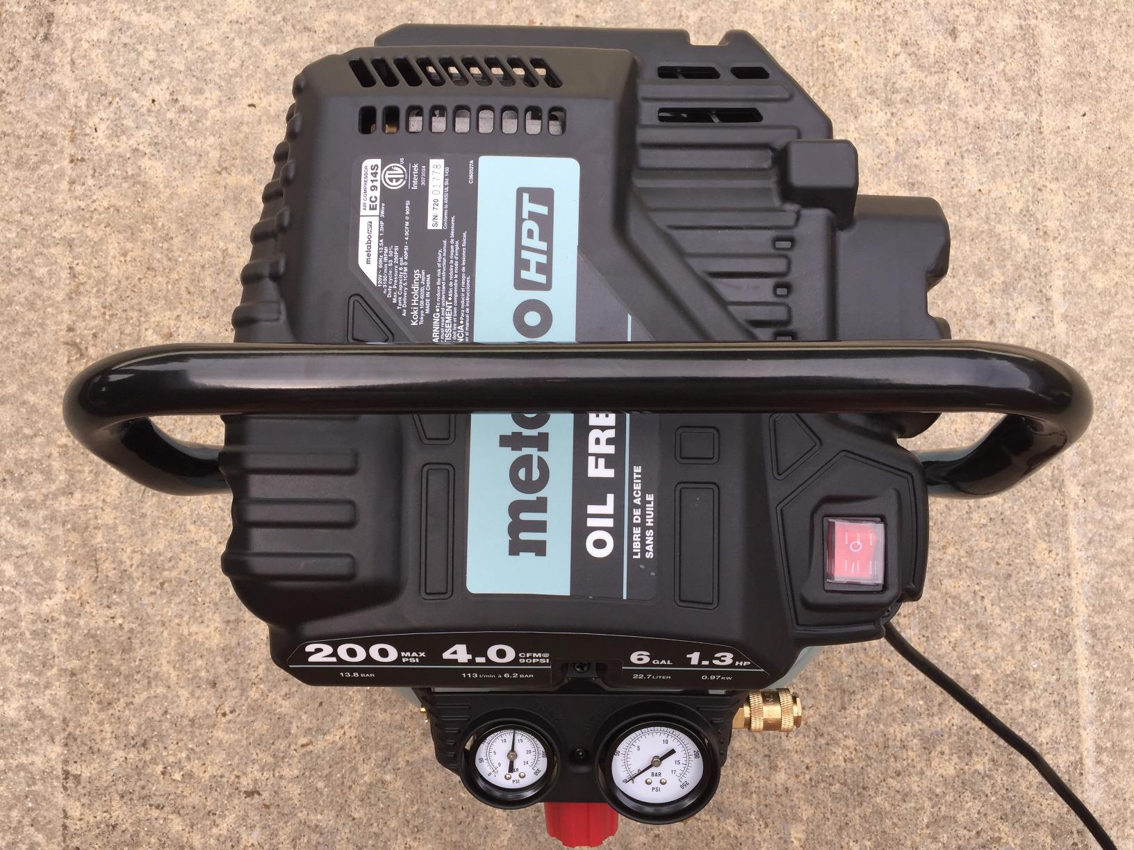 Metabo HPT Portable Pancake Air Compressor, 6 Gallon 200 PSI, EC914S customer photo 1