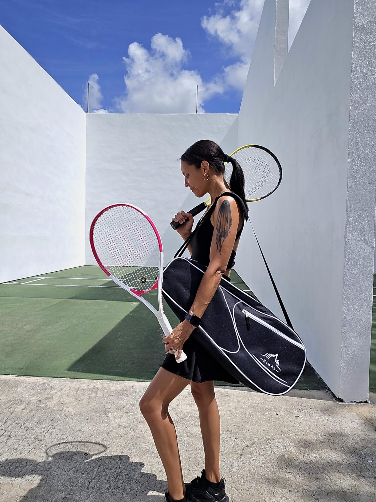 Himal Outdoors 3 Racquet Tennis Bag Tennis Racket Bag for Men Women customer photo 2