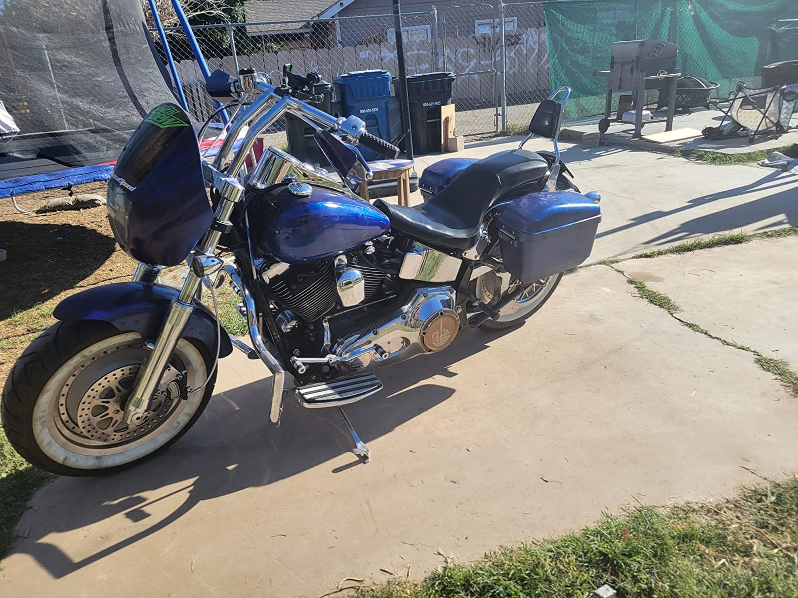 KUAFU Motorcycle Hard Saddlebags 45L W/Mount Compatible with Honda Shadow customer photo 1