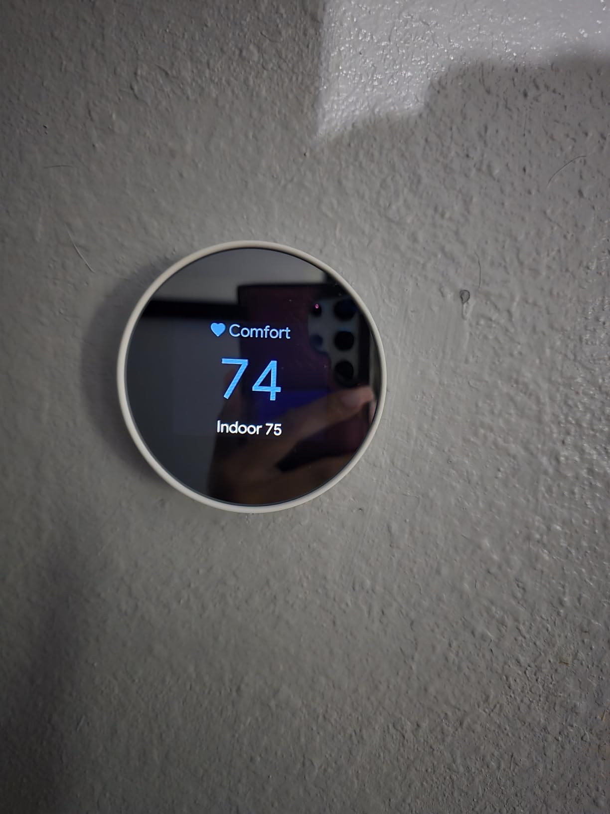 Google Nest Thermostat - Smart Thermostat for Home - Programmable Wifi Thermostat - Snow customer photo 1