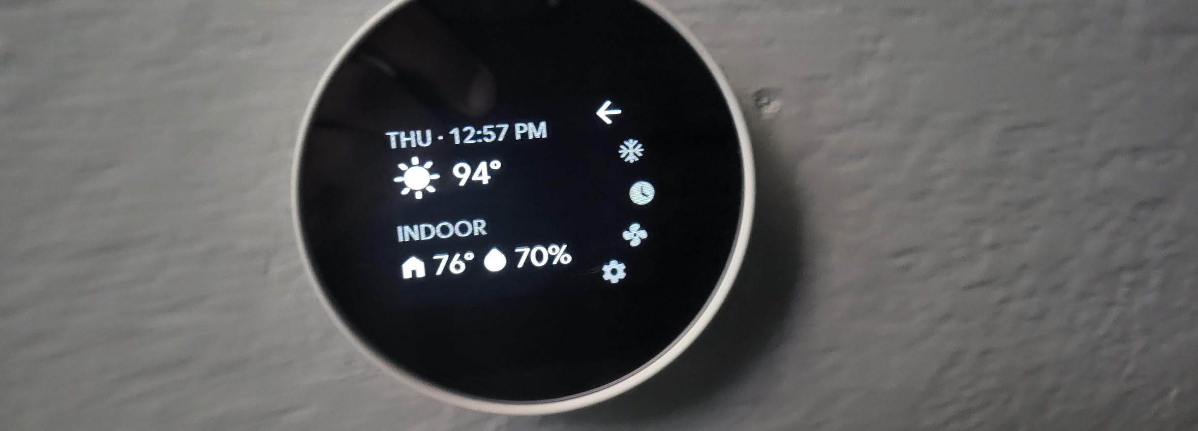 Google Nest Thermostat - Smart Thermostat for Home - Programmable Wifi Thermostat - Snow customer photo 2