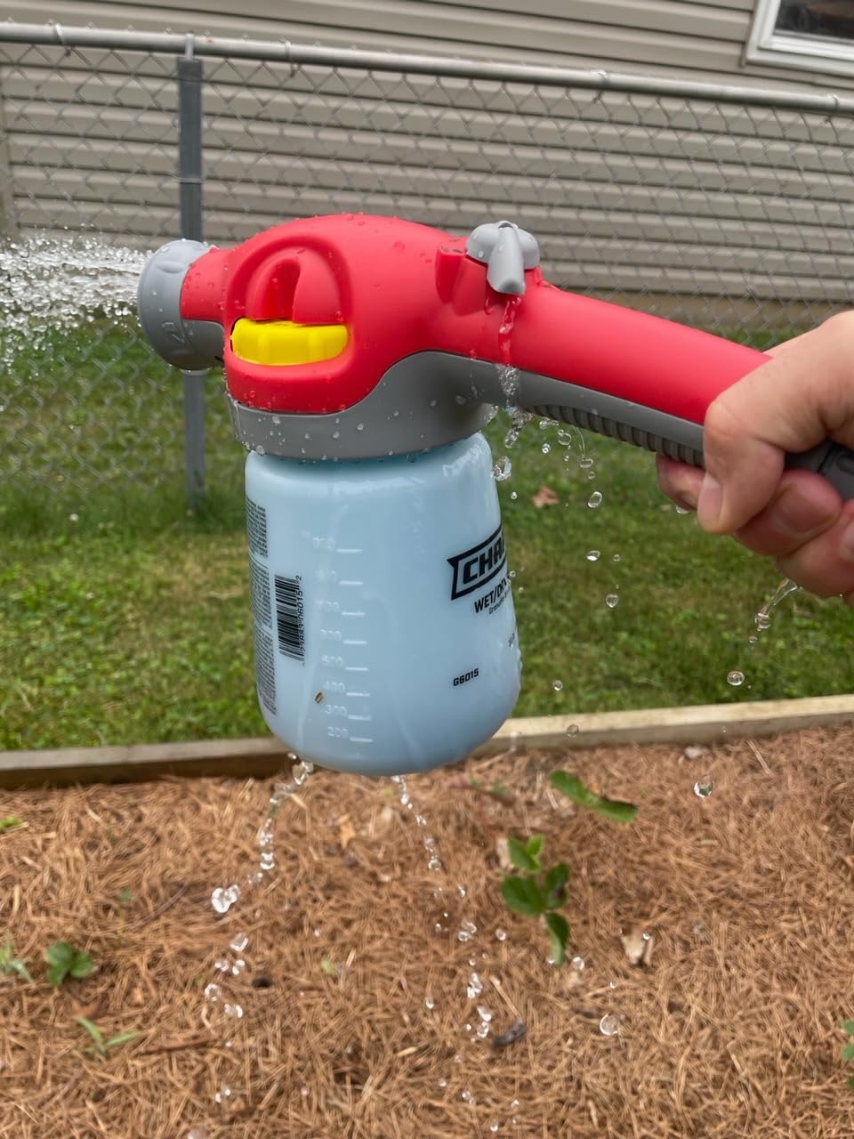 Chapin International G6015 Wet/Dry Hose-End Sprayer, Translucent customer photo 1