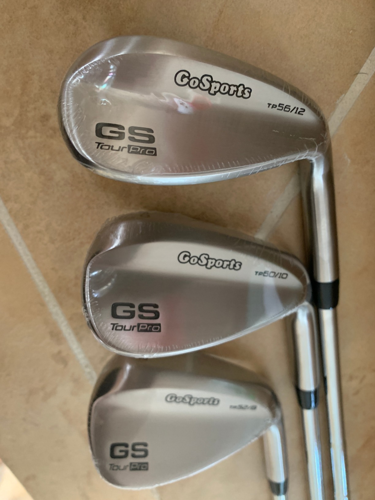 GoSports Tour Pro Golf Wedge Set – Mens Right Handed 52 Gap Wedge, 56 Sand Wedge and 60 Lob Wedge in Satin or Black Finish customer photo 1
