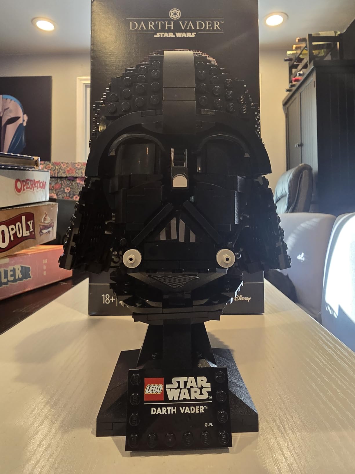 LEGO Star Wars Darth Vader Helmet Building Set for Adults - Collectible Model Kit for Men & Women, Ages 18+ Years - Gifts for Christmas for Men & Women - 75304 customer photo 2