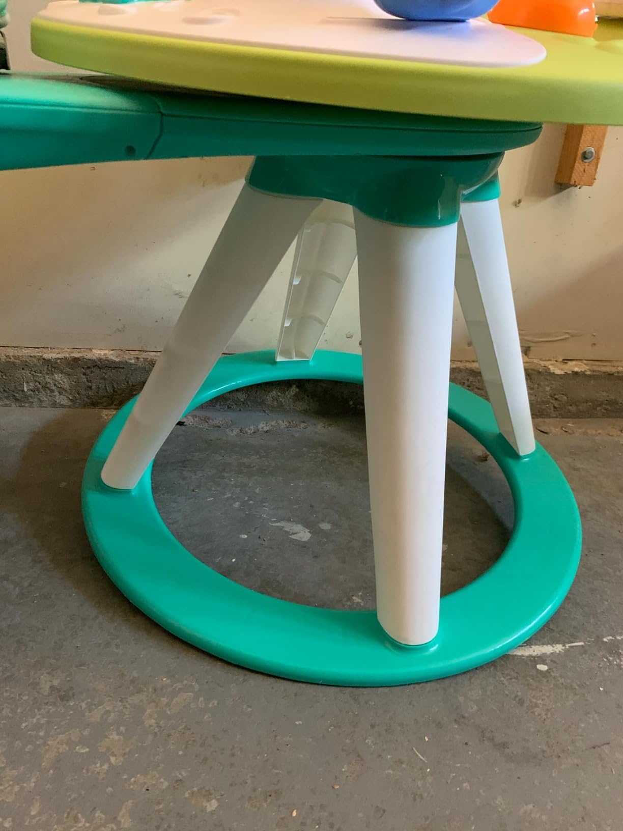 Bright Starts Around We Go 2-in-1 Baby Walker, Discovery Activity Center and Table, Tropic Coral, Ages 6 Months+ customer photo 2