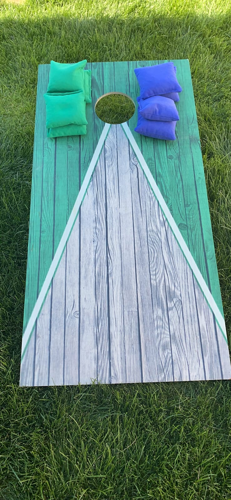 Tailgating Pros Lightweight Pyramid Design Cornhole Board Set w/Bean Bags and Carrying Case - 4'x2' Regulation Cornhole Game customer photo 1