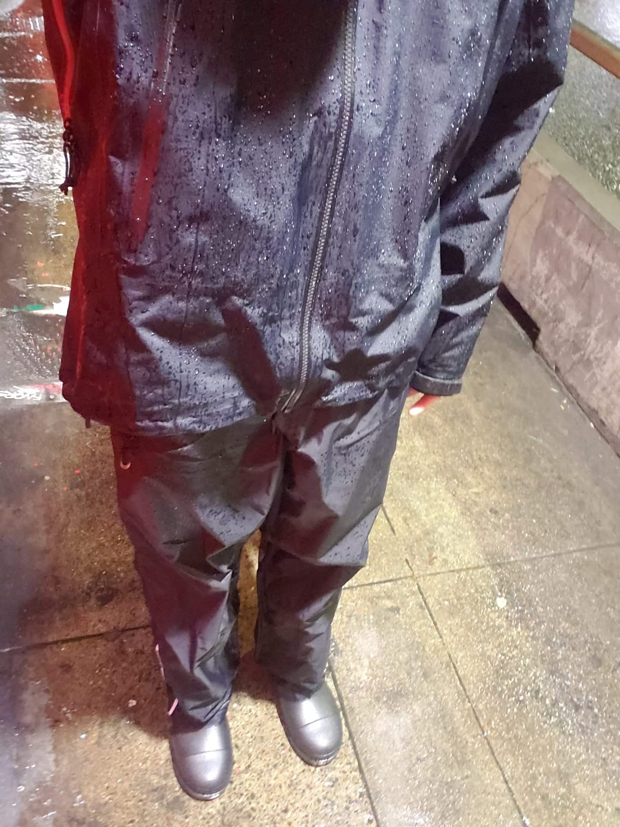33,000ft Men's Rain Pants, Waterproof Rain Over Pants, Windproof Pants customer photo 2