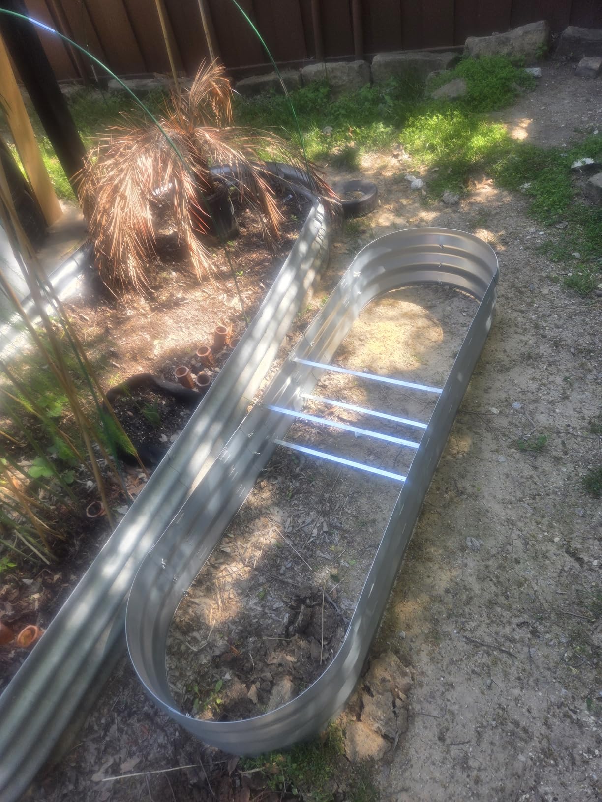GADI 67-Inch Galvanized Raised Garden Bed, Metal Planter Box for Vegetables and Flowers, Large Outdoor Gardening Kit, Easy DIY Assembly, Weather-Resistant & Rust-Proof customer photo 2