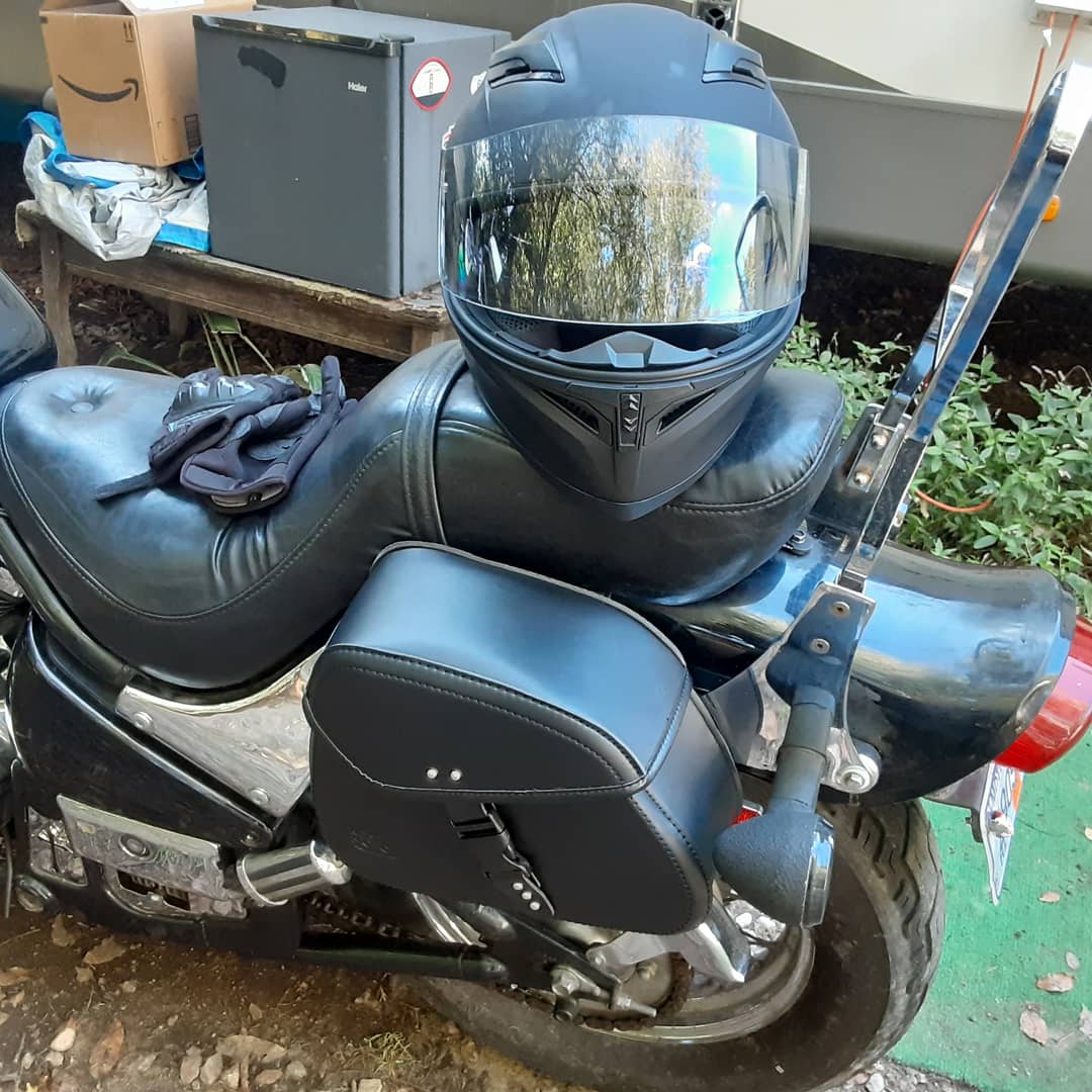 KEMIMOTO Motorcycle Saddlebags with Buckles, 16L Waterproof customer photo 2