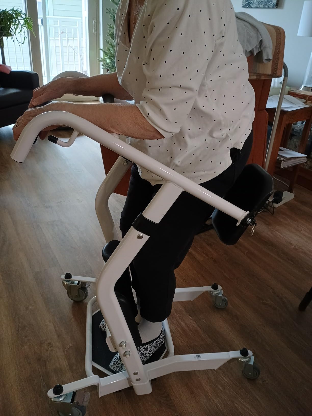 Vive Mobility Sit to Stand Patient Lift for Handicapped - Stand Assist Lift | Aid for Home Care Use - Elderly Lift Assist Transfer Device - Transport Chair Stand Assist for Seniors, Adults & Disabled customer photo 1