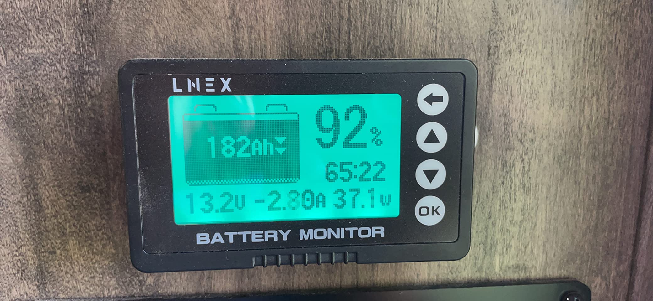 LNEX Portable Battery Monitor with Shunt, 500A Automotive Car Battery Monitor for RV 10V-120V, with High and Low Voltage Programmable Alarm and 26ft Shielded Wire customer photo 2