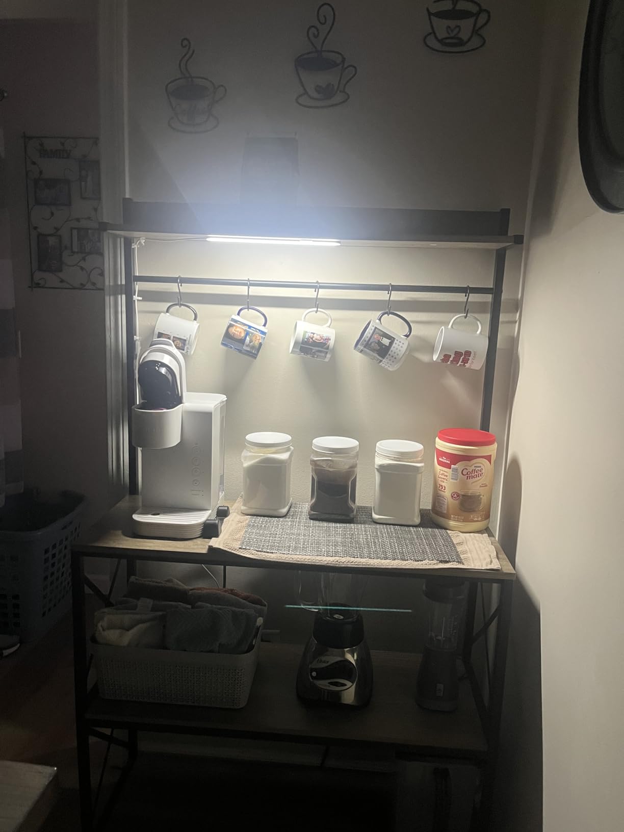 Under Cabinet Light, 12 Inch Plug in LED Closet Light with Memory Function, Cold White 6000K, Super Slim Dimmable Workbench,Under Counter Lights for Kitchen customer photo 2