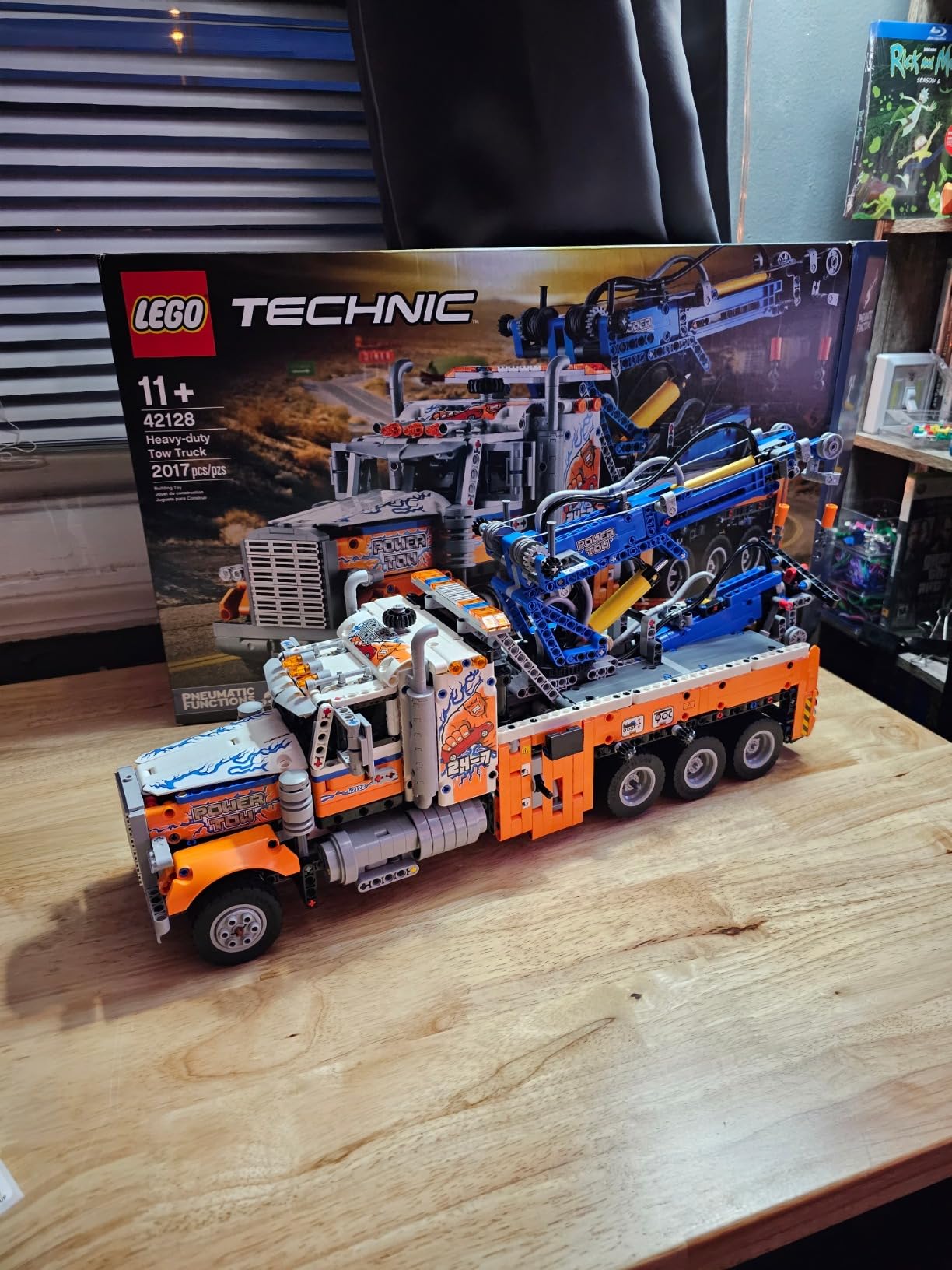 LEGO Technic Heavy-Duty Tow Truck 42128 with Crane Toy Model Building Set, Engineering for Kids Series customer photo 1