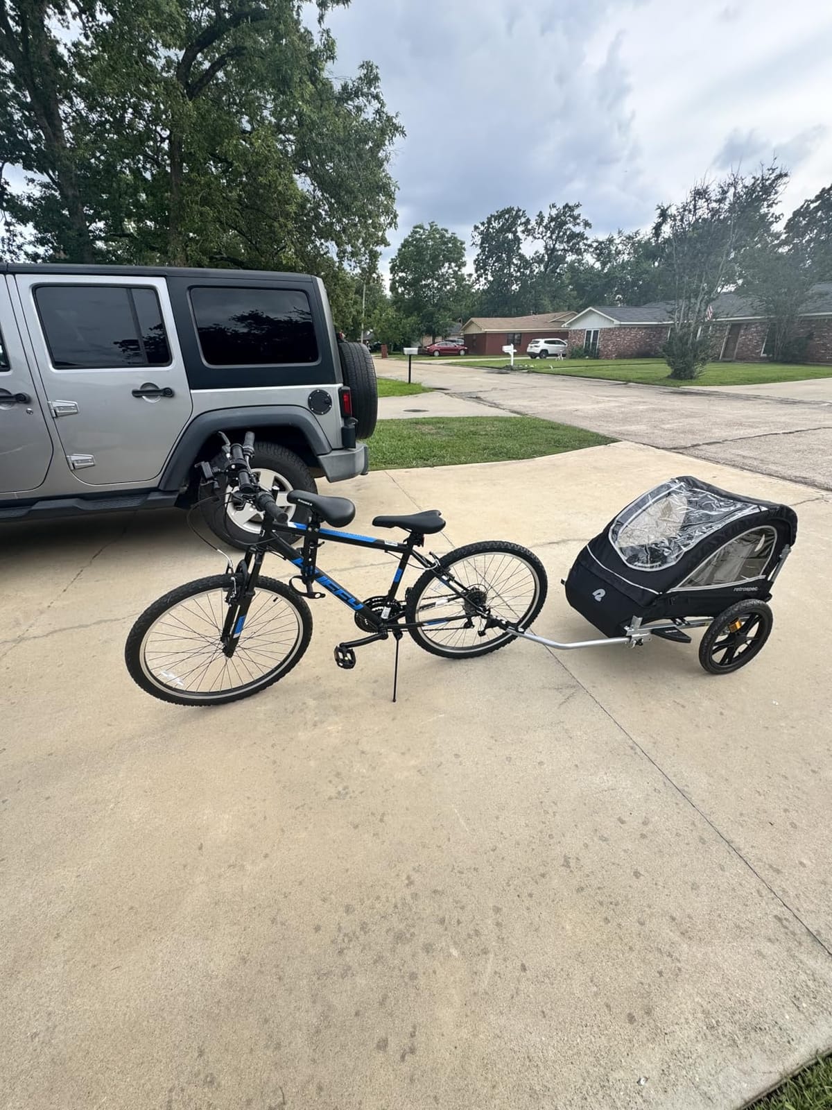 Retrospec Rover Kids Bicycle Trailer Single and Double Passenger Children’s Foldable customer photo 1