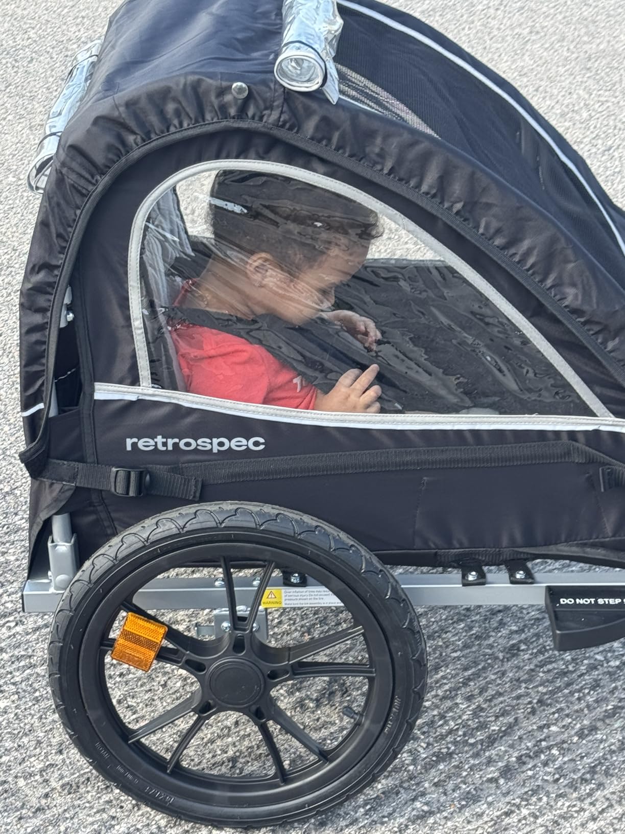 Retrospec Rover Kids Bicycle Trailer Single and Double Passenger Children’s Foldable customer photo 2