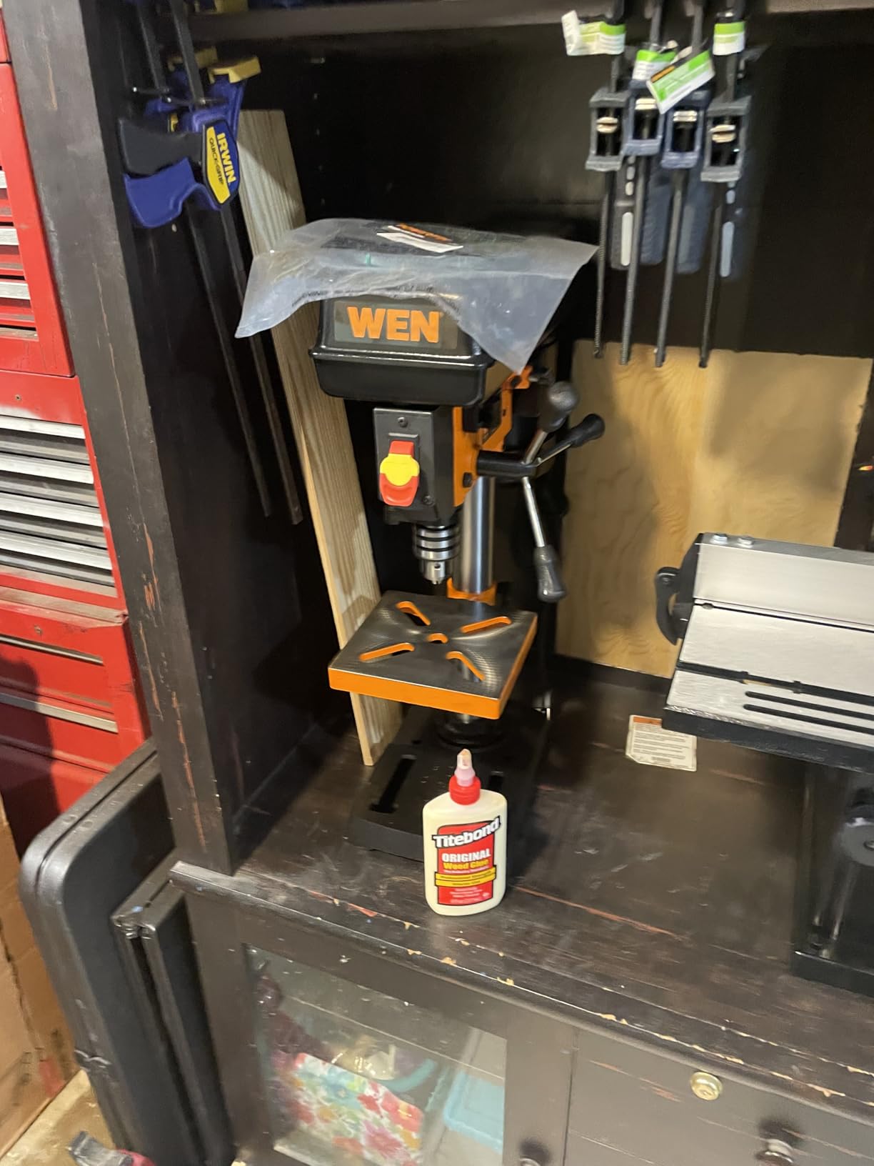 WEN 2.3-Amp 8-Inch 5-Speed Cast Iron Benchtop Drill Press (4206T) customer photo 1