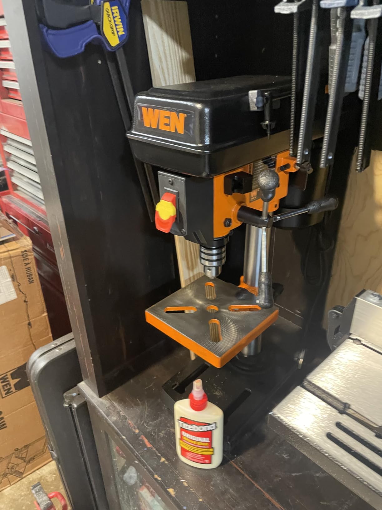 WEN 2.3-Amp 8-Inch 5-Speed Cast Iron Benchtop Drill Press (4206T) customer photo 2
