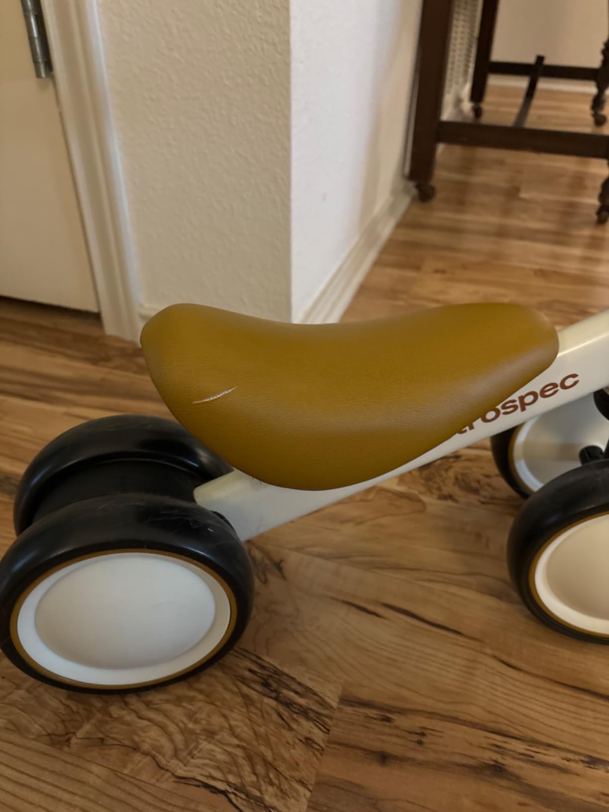 Retrospec Cricket Baby Balance Bike, 4-Wheel Ride-On Toy for Ages 12-24 Months – First Bike & Toddler Bike for 1 Year Old Boys & Girls, First Birthday Gift customer photo 1