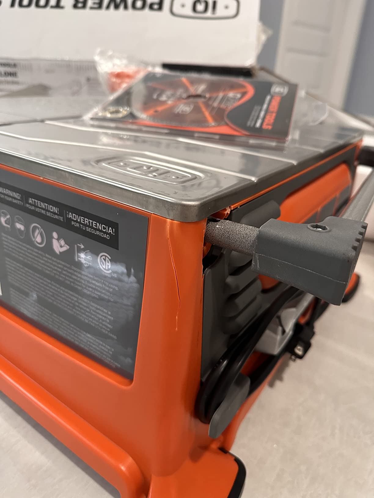 Iq Power Tools 7 Inch Dry Cut Bench/tabletop Tile Saw With Integrated Dust Control And New Tru-Cut System customer photo 1
