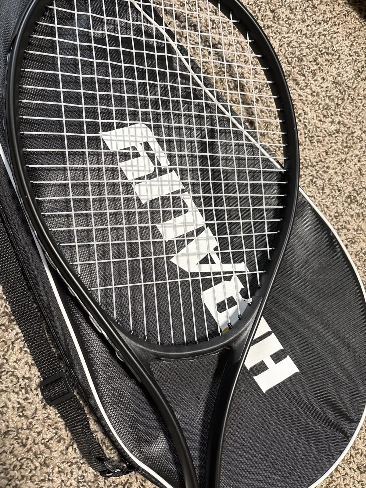 HIRALIY 27-Inch Tennis Racket for Adults with Ball and Carry Bag | Pre-strung Tennis racquets, Large Sweet Spot Llightweight Aluminum Tennis Set for Adult Beginner customer photo 2