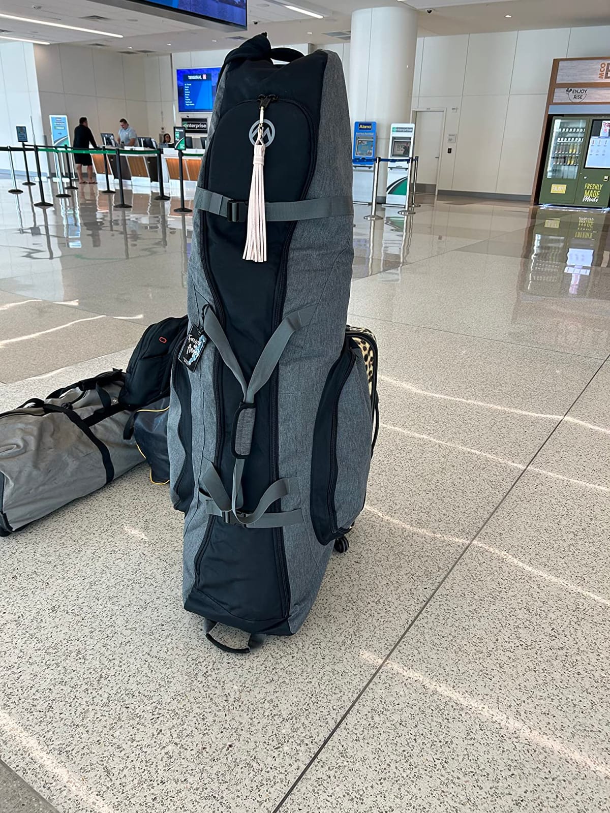 OutdoorMaster Padded Golf Travel Bag with Reinforced Wheels customer photo 1