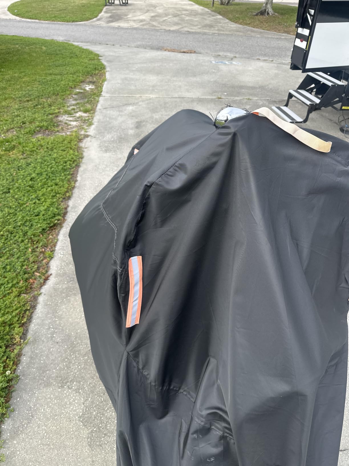 SECELES Heavy Duty Motorcycle Cover Fits up to 86