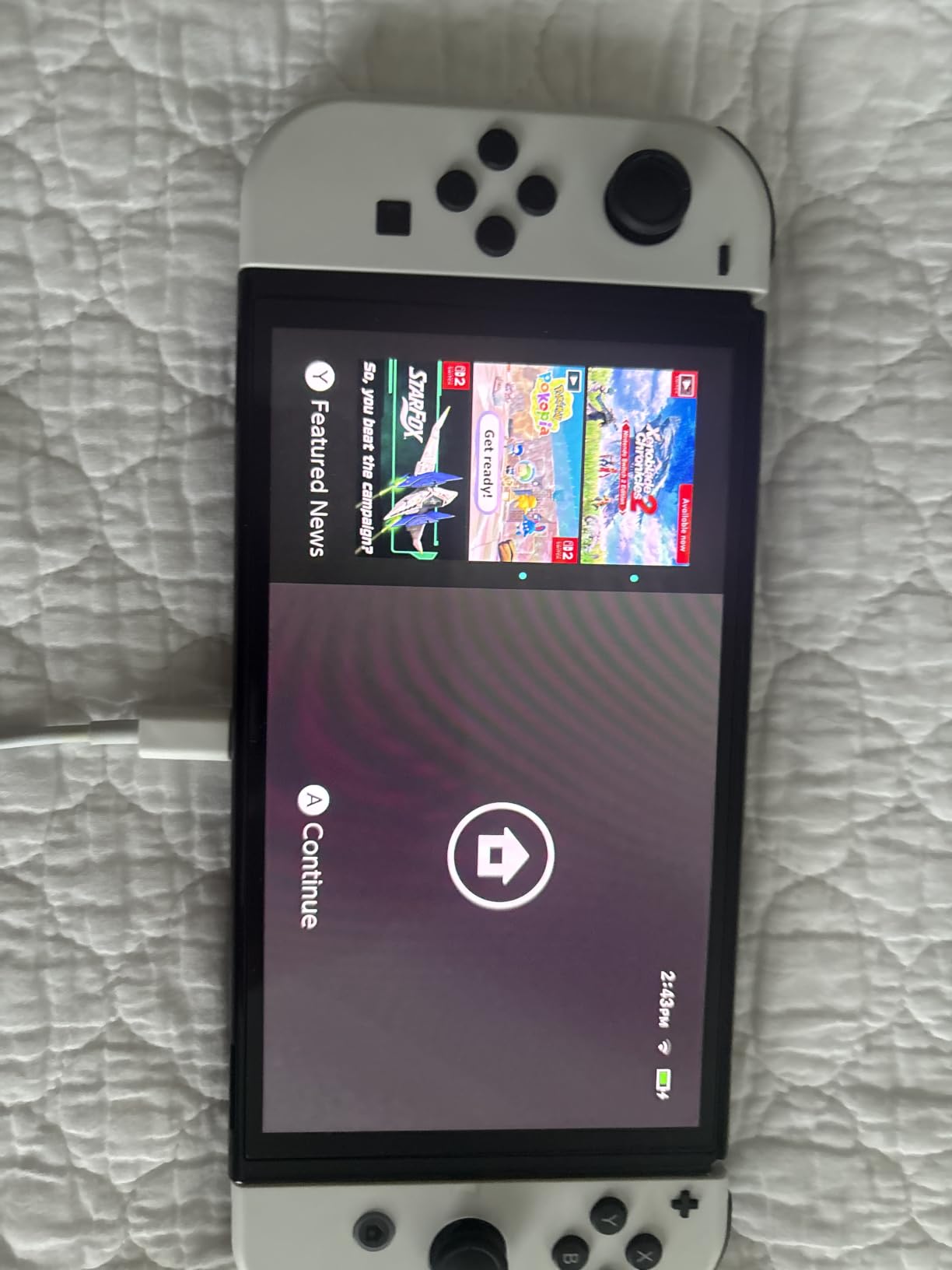 Nintendo Switch – OLED Model w/White Joy-Con customer photo 1