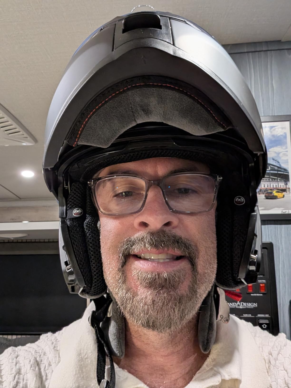 ILM Adult Motorcycle Modular Full Face Helmet Flip up Dual Visor 159(Matte Black,XX-Large) customer photo 2