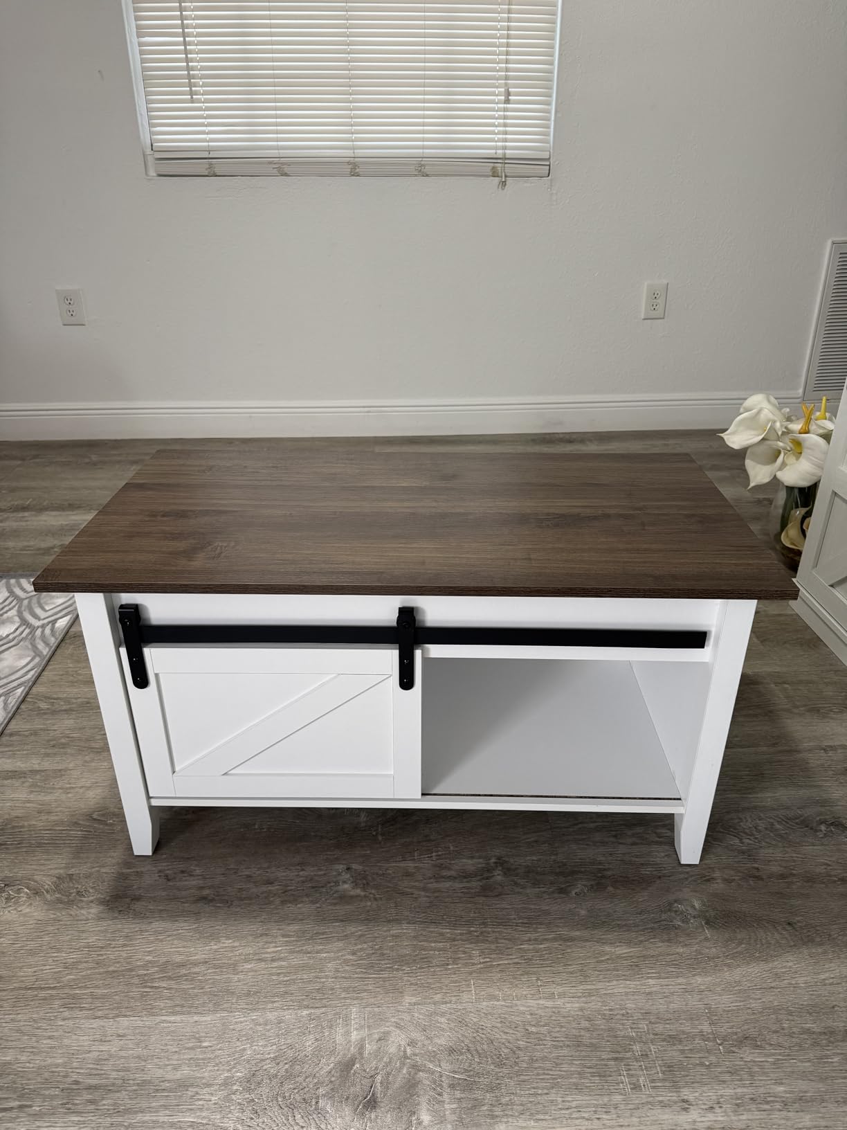 VINGLI Lift Top Coffee Table with Hidden Storage, 39