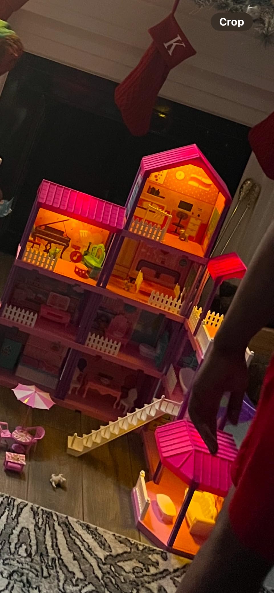 beefunni Doll House, Dollhouse with 4 Stories-11 Rooms, 2 Dolls and Lights customer photo 1