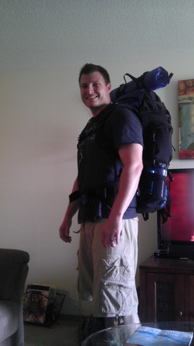 Teton 65L Explorer Internal Frame Backpack for Hiking, Camping, Backpacking, Rain Cover Included, Olive customer photo 1