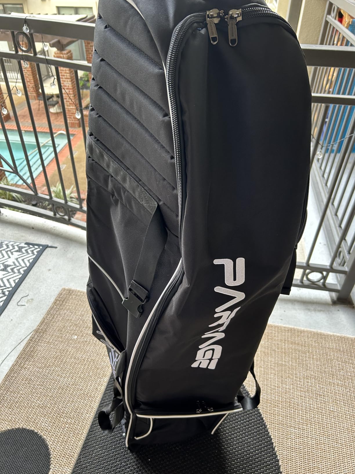 Partage Golf Travel Bag with Wheels, Airline Travel Case, 900D Oxford | Golf Bag Travel Case for Airlines, Padded Protection, Foldable Storage customer photo 1