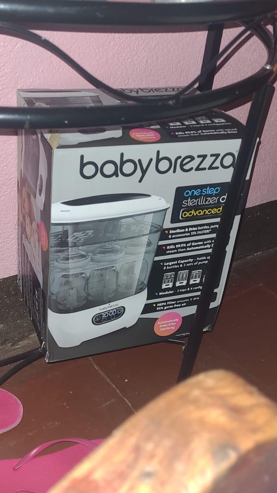 Baby Brezza Bottle Sterilizer and Dryer Advanced – Largest Capacity customer photo 2