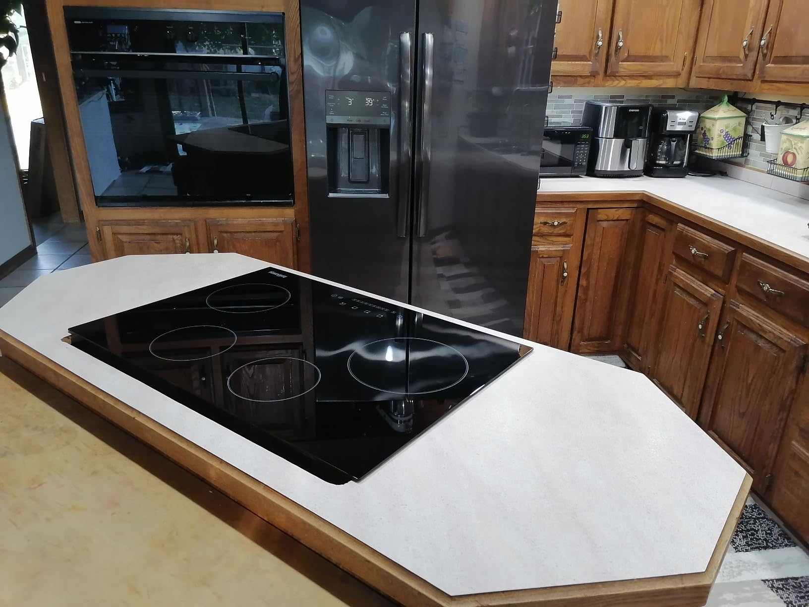 Electric Cooktop 30 inch Ceramic Stove 4 Burners 6700W Built-in Stove Top Electric Hot Plate Satin Glass cooktop in Black Touch Sensor Control/Timer/Child Safety Lock/9 Power Levelsr/220-240V customer photo 2