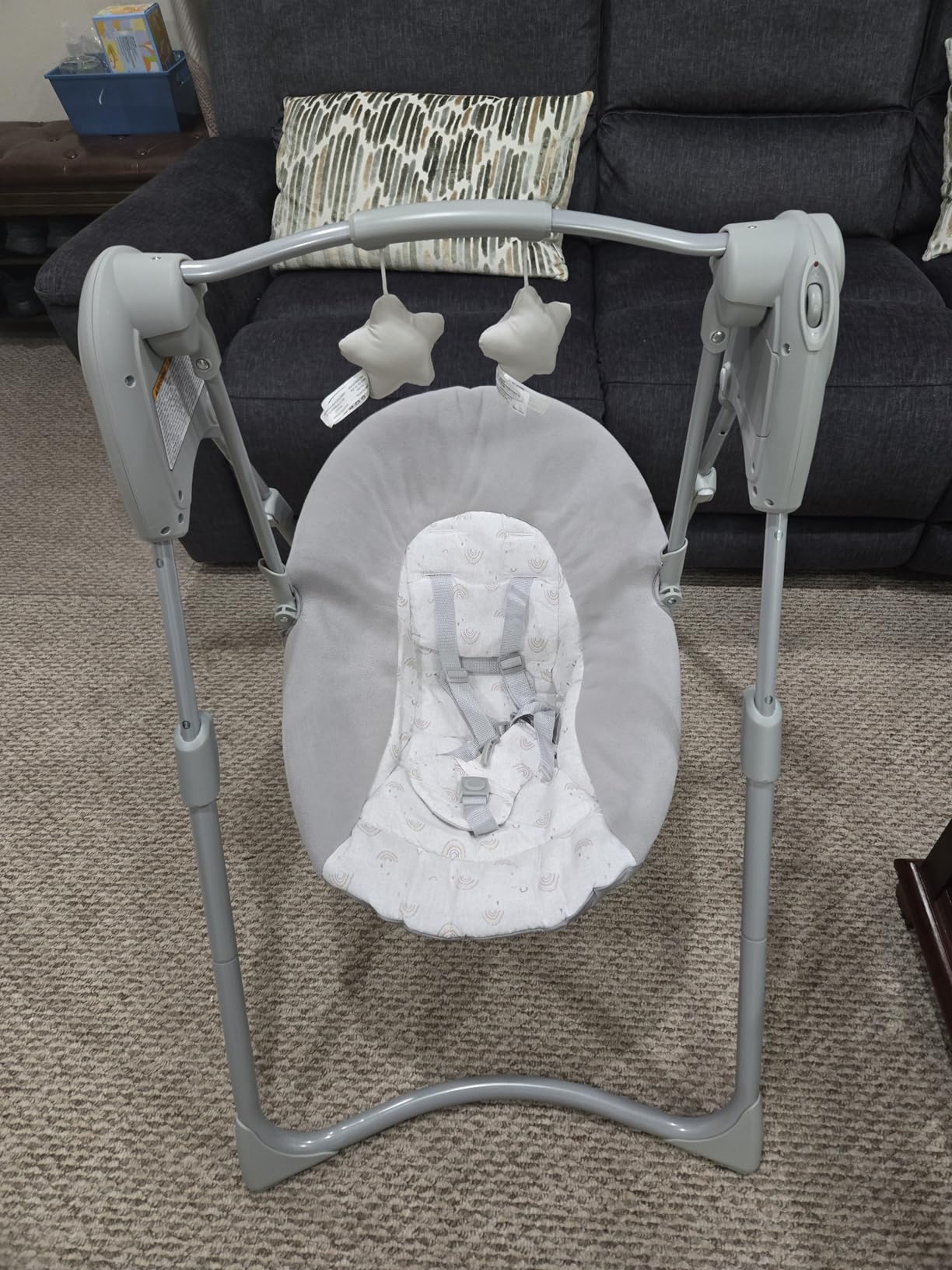 Graco Slim Spaces Compact Baby Swing, Reign customer photo 1