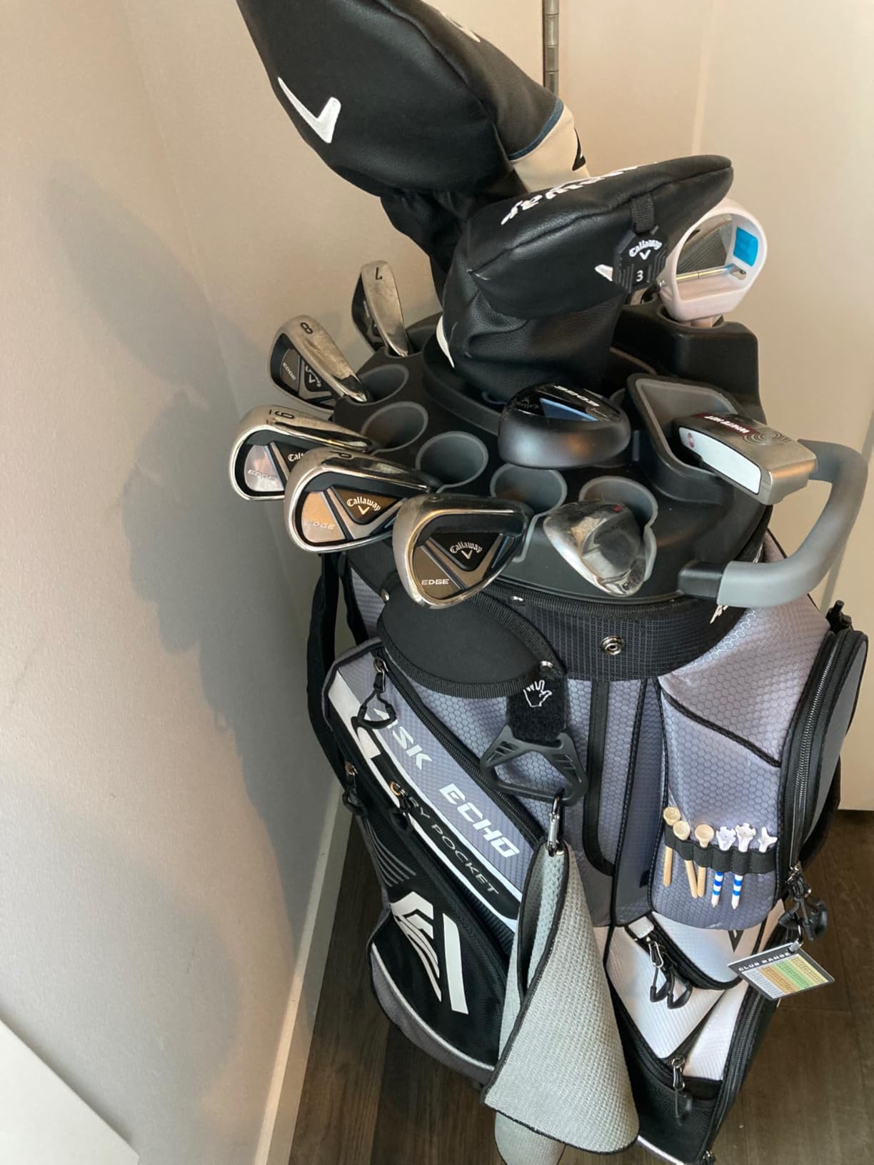 ASK ECHO T-Lock Golf Cart Bag, Quiet 14-Way Full-Length Divider customer photo 1