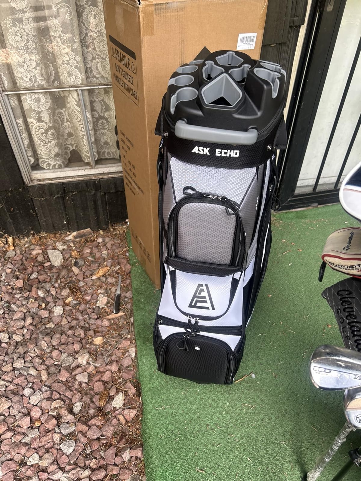 ASK ECHO T-Lock Golf Cart Bag, Quiet 14-Way Full-Length Divider customer photo 2