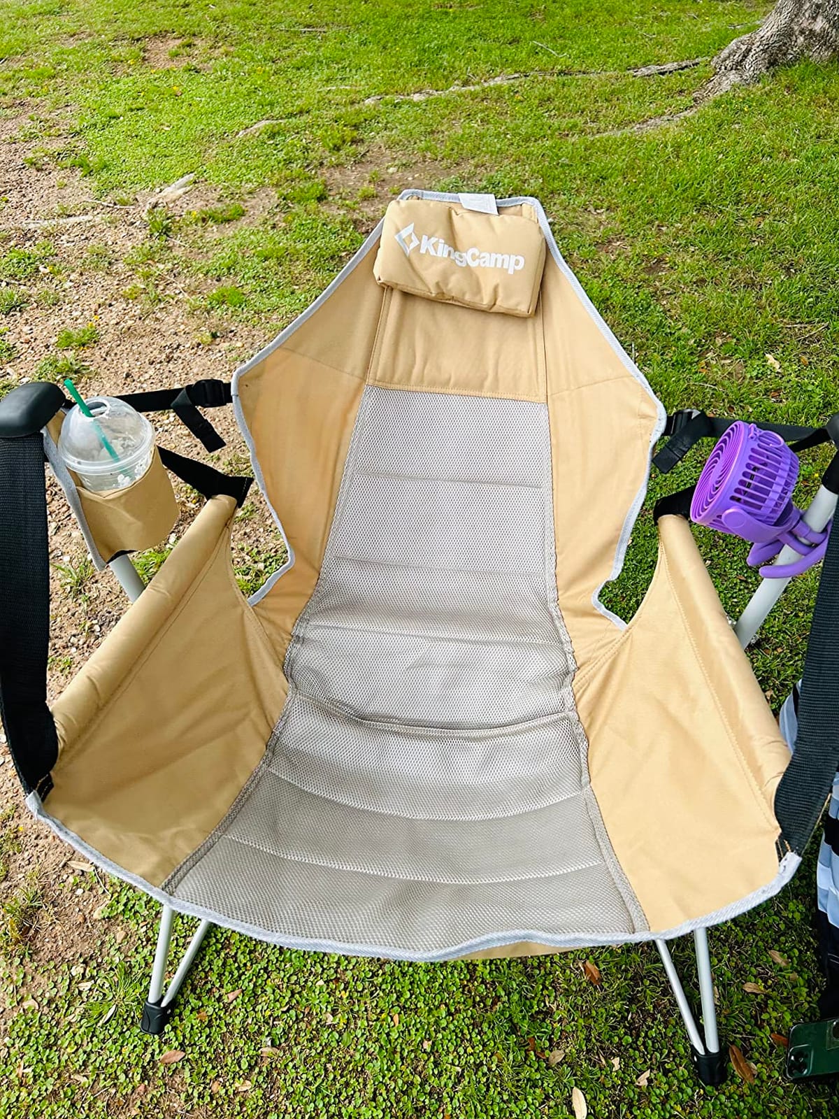 KingCamp Hammock Camping Chair, 400lbs Heavy Duty Swing Chairs for Adults customer photo 1