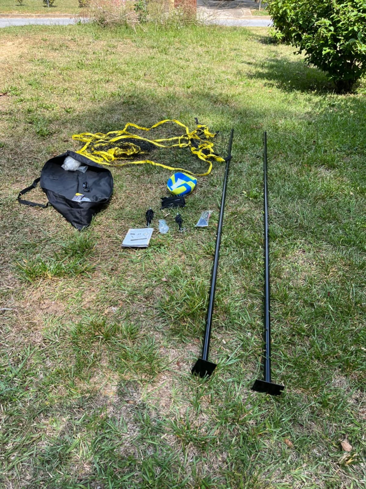 Volleyball Net for Backyard Portable, 32x3 FT Anti-Sag Net with Steel Poles customer photo 1